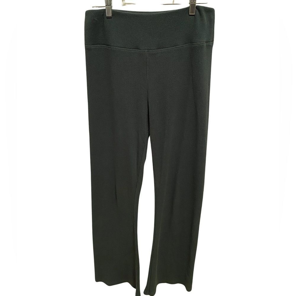 Hollister ultra high rise‎ waffle knit wide leg pants